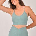 Conjunto Fitness Cintura Alta Azul Glam