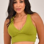 Top Cropped Fitness Verde