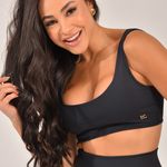 Top Fitness Com Bojo Preto Flex