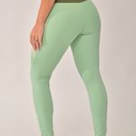 Legging Fitness Feminina Recortes Verde Tropic