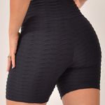 Short Fitness Cintura Alta Preto com Elástico Verde Send