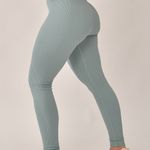 Legging Fitness Canelada Básica Azul Bold