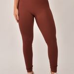 Conjunto Legging Canelada Básica Marrom Bold