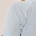 Blusa Fitness Azul Pastel Air Dry Fit