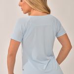 Blusa Fitness Azul Pastel Air Dry Fit