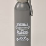 Garrafa Squeeze Alumínio 650ml Cinza