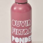 Garrafa Squeeze Alumínio 600ml Marsala