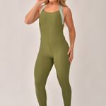 Macacão Fitness Jacquard Verde Cross