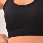 Top Alças Largas Nadador Preto Full