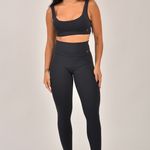 Conjunto Legging Fitness Cintura Alta Preta Flex