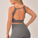 Conjunto Short Fitness Básico Cinza Light