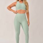 Conjunto Legging Fitness Verde Safari