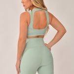 Conjunto Bermuda Fitness Verde Safari