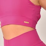 Conjunto Short Fitness Básico Rosa Fúcsia Light