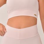 Conjunto Short Fitness Básico Rosinha Light