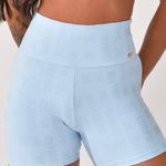 Short Fitness Cintura Alta Azul DC
