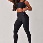 Conjunto Legging Fitness Cintura Alta Preta DC