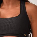 Top Fitness Com Bojo Preto Prada