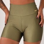 Short Fitness Cintura Alta Verde Prada