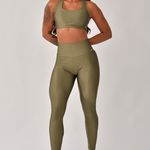 Conjunto Legging Fitness Cintura Alta Verde Prada