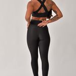 Conjunto Legging Fitness Cintura Alta Preto Prada