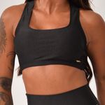 Conjunto Legging Fitness Cintura Alta Preto Prada