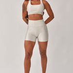 Conjunto Short Fitness Cintura Alta Off White Prada