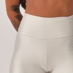 Conjunto Short Fitness Cintura Alta Off White Prada