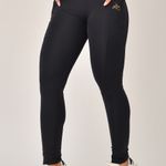 Legging Com Bolso Básica Preta JuPxt