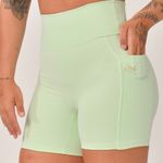 Bermuda Com Bolso Básica Verde JuPxt