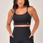 Conjunto Bermuda Com Bolso e Top Alcinha Preto JuPxt