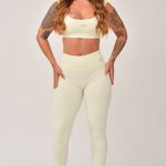 Conjunto Legging Flex Off White JuPxt