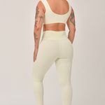 Conjunto Legging Flex Off White JuPxt