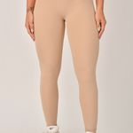 Legging Cós Transpassado Marrom e Preto Duo JuPxt