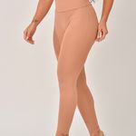 Conjunto Legging Marrom e Rosa Duo JuPxt