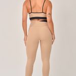 Conjunto Legging Marrom e Preto Duo JuPxt