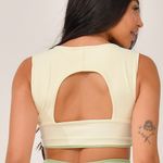 Cropped Recorte Costas Off White JuPxt