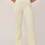 Calça Flare Cintura Alta Off White JuPxt