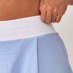 Short Saia Fitness Azul Flora