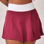 Short Saia Fitness Vinho Flora
