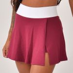 Short Saia Fitness Vinho Flora