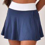 Short Saia Fitness Marinho Flora
