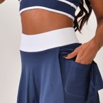 Short Saia Fitness Marinho Flora