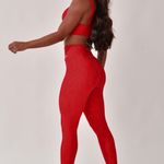 Conjunto Legging Fitness Vermelho Aurora