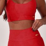 Conjunto Legging Fitness Vermelho Aurora