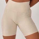 Bermuda Fitness Com Bolso Off White Pure