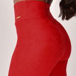 Bermuda Fitness Vermelho Aurora