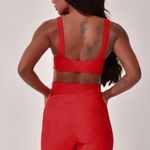 Conjunto Bermuda Fitness Vermelho Aurora