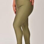 Legging Plus Size Cintura Alta Verde Prada