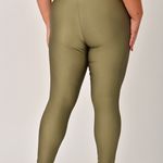 Legging Plus Size Cintura Alta Verde Prada